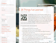 Tablet Screenshot of firstb0rn.wordpress.com