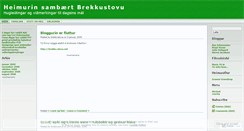 Desktop Screenshot of brekkustova.wordpress.com