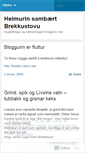 Mobile Screenshot of brekkustova.wordpress.com