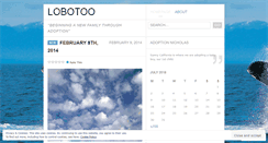 Desktop Screenshot of lobotoo.wordpress.com