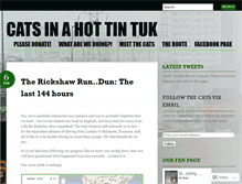 Tablet Screenshot of catsinahottintuk.wordpress.com