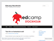 Tablet Screenshot of edcampstockholm.wordpress.com