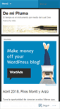 Mobile Screenshot of demipluma.wordpress.com
