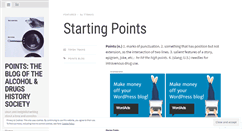 Desktop Screenshot of pointsadhsblog.wordpress.com
