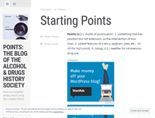 Tablet Screenshot of pointsadhsblog.wordpress.com