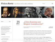 Tablet Screenshot of fisicadiaria.wordpress.com