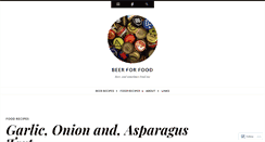 Desktop Screenshot of beerforfood.wordpress.com