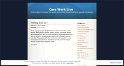Desktop Screenshot of careworklive.wordpress.com