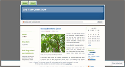 Desktop Screenshot of justinformation.wordpress.com