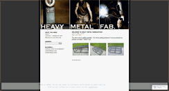 Desktop Screenshot of heavymetalfab.wordpress.com
