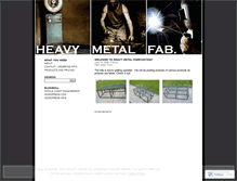 Tablet Screenshot of heavymetalfab.wordpress.com