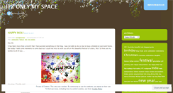 Desktop Screenshot of itzonlymyspace.wordpress.com