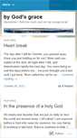 Mobile Screenshot of bygodsgrace.wordpress.com