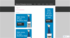 Desktop Screenshot of deannasummers.wordpress.com