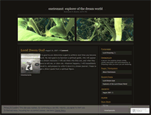 Tablet Screenshot of oneironaut.wordpress.com