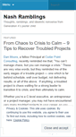 Mobile Screenshot of nashramblings.wordpress.com