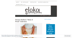 Desktop Screenshot of elokojewellery.wordpress.com