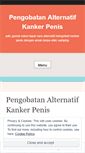 Mobile Screenshot of pengobatanalternatifuntukkankerpenis.wordpress.com