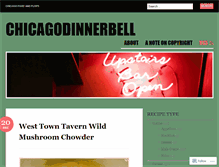 Tablet Screenshot of chicagodinnerbell.wordpress.com