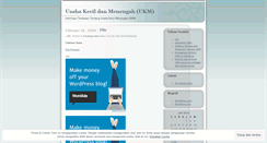 Desktop Screenshot of infoukm.wordpress.com