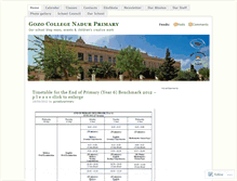 Tablet Screenshot of gcnadurprimary.wordpress.com