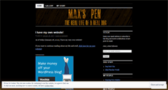 Desktop Screenshot of maxspen.wordpress.com