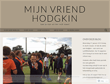 Tablet Screenshot of mijnvriendhodgkin.wordpress.com