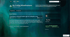 Desktop Screenshot of codingmisadventures.wordpress.com