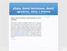 Tablet Screenshot of domyzdrewna.wordpress.com