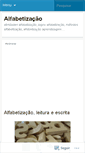 Mobile Screenshot of alfabetizacao.wordpress.com