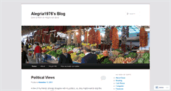 Desktop Screenshot of alegria1976.wordpress.com