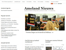 Tablet Screenshot of ameland.wordpress.com