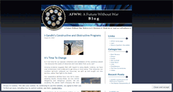 Desktop Screenshot of afww.wordpress.com