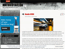 Tablet Screenshot of mathieutaillon.wordpress.com