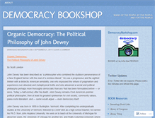 Tablet Screenshot of democracybookshop.wordpress.com