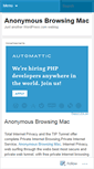 Mobile Screenshot of anonymousbrowsingmac.wordpress.com