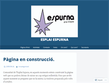 Tablet Screenshot of esplaiespurna.wordpress.com