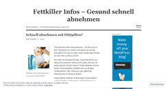 Desktop Screenshot of fettkiller.wordpress.com