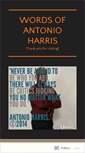 Mobile Screenshot of antonioharris22.wordpress.com