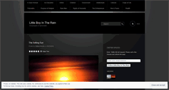 Desktop Screenshot of littleboyintherain.wordpress.com