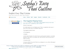 Tablet Screenshot of easythaicuisine.wordpress.com