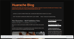Desktop Screenshot of huaracheblog.wordpress.com