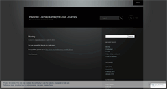 Desktop Screenshot of looneyweightlossjourney.wordpress.com