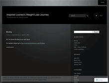 Tablet Screenshot of looneyweightlossjourney.wordpress.com