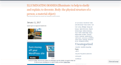 Desktop Screenshot of illuminatingbodies.wordpress.com