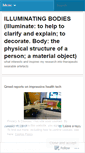 Mobile Screenshot of illuminatingbodies.wordpress.com