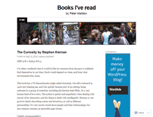 Tablet Screenshot of bookread.wordpress.com