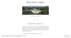 Desktop Screenshot of beautifulyarns.wordpress.com