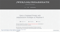 Desktop Screenshot of jrharshath.wordpress.com