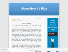 Tablet Screenshot of islamdefence.wordpress.com